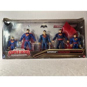 DC Super Hero Showdown Superman The Ultimate Collection 5-Figure Box Set NIB